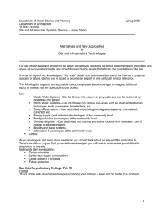 Department of Urban Studies and Planning Spring 2009 Department of Architecture
