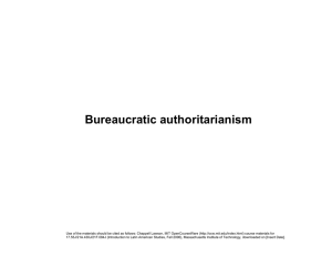 Bureaucratic authoritarianism