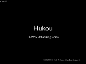 Hukou 11.S945 Urbanizing China Class 03