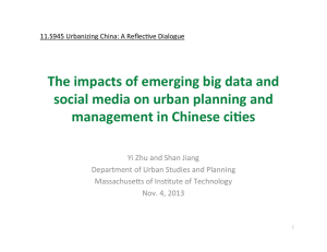 The impacts of emerging big data and management in Chinese cites