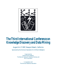The Third International Conference on Knowledge Discovery and Data Mining