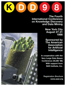 The Fourth International Conference on Knowledge Discovery and Data Mining