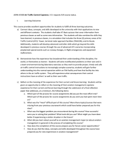 Air Traffic Control Capstone  I. Learning Outcomes