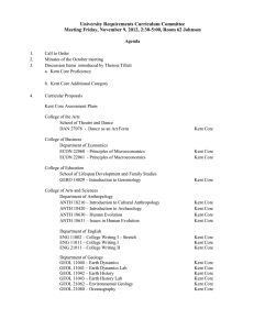 University Requirements Curriculum Committee