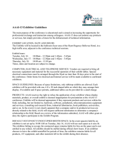 AAAI-13 Exhibitor Guidelines