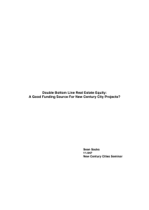 Double Bottom Line Real Estate Equity: Sean Sacks 11.947