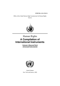 Human Rights Compilation of A Instruments