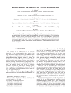 Bargmann invariants, null phase curves, and a theory of the... * N. Mukunda Arvind