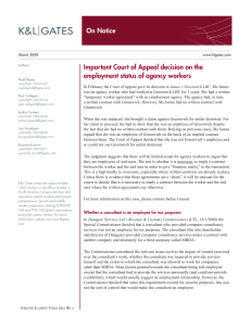On Notice Important Court of Appeal decision on the