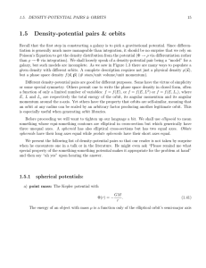 1.5  Density-potential  pairs  &amp;  orbits