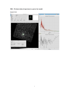 M81:  Fit observation of spectrum to a power law...  ObsID 5943 1