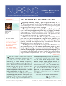 NURSING V 2012 NURSING BYLAWS CONVENTION