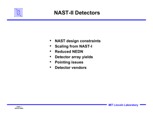 NAST-II Detectors •