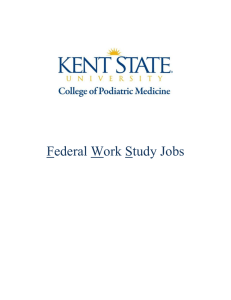 Federal Work Study Jobs