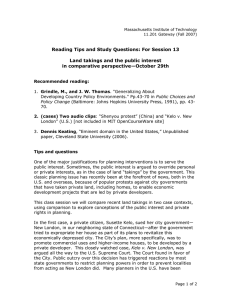 Reading Tips and Study Questions: For Session 13