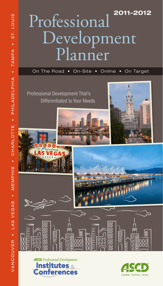 Professional Development Planner 20112012