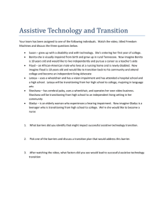 Assistive Technology and Transition