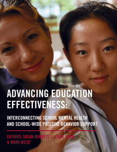ADVANCING EDUCATION EFFECTIVENESS: INTERCONNECTING SCHOOL MENTAL HEALTH AND SCHOOL-WIDE POSITIVE BEHAVIOR SUPPORT