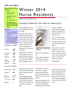 Winter 2014 Nurse Residents  2/10—2/11/2014