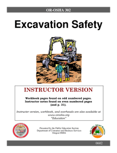 Excavation Safety INSTRUCTOR VERSION  ty