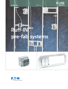 Ruff-IN™ pre-fab systems Fasteners RUFFIN-16