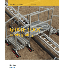 GRATE-LOCK™ safety grating GRATE-LOCK Grating GSGLG-13R