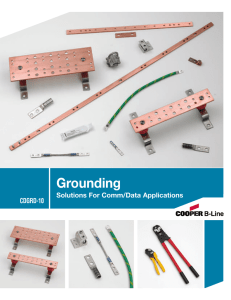 Grounding Solutions For Comm/Data Applications CDGRD-10