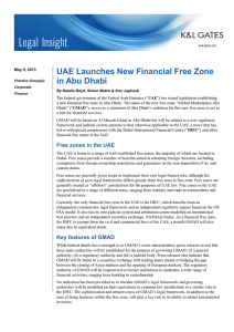 UAE Launches New Financial Free Zone in Abu Dhabi