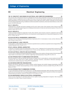 College of Engineering EE Electrical Engineering