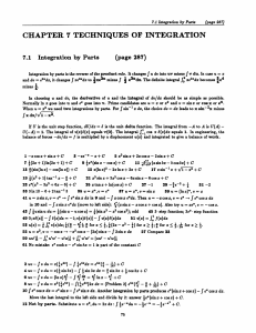 CHAPTER TECHNIQUES INTEGRATION 7