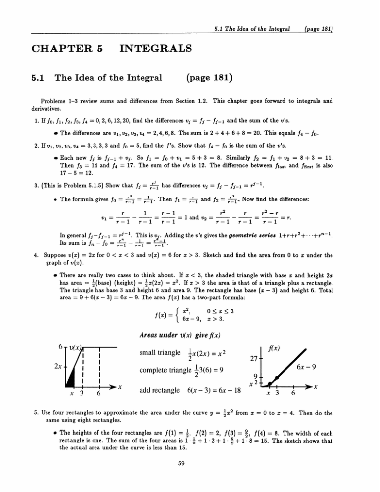 Chapter Integrals