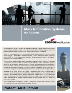 Mass Notification Systems for Airports