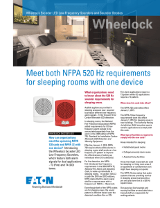 Wheelock Meet both NFPA 520 Hz requirements