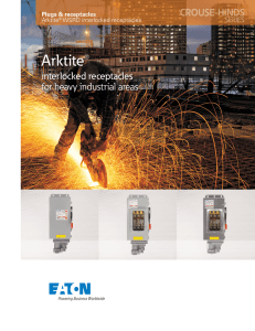 Arktite® interlocked receptacles for heavy industrial areas Plugs &amp; receptacles
