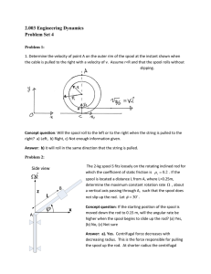 2.003 Engineering Dynamics Problem Set 4