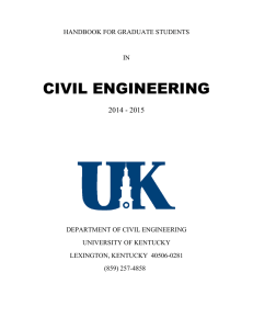 CIVIL ENGINEERING 2014 - 2015