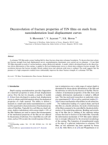 Deconvolution of fracture properties of TiN ﬁlms on steels from