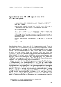 Superconductivity  in  the  100-120  K ... TI-Ca-Ba-Cu-O  system +