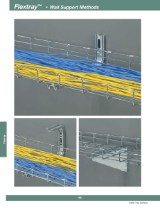 Flextray - Wall Support Methods ™