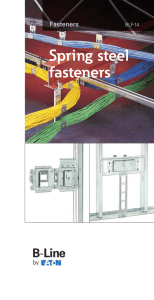 Spring steel fasteners Fasteners BLF-14