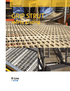 GRIP STRUT™ safety grating Safety Grating GSSG-13R