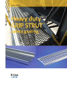 Heavy duty GRIP STRUT™ safety grating Safety Grating