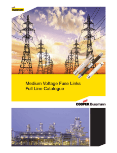 Medium Voltage Fuse Links Full Line Catalogue