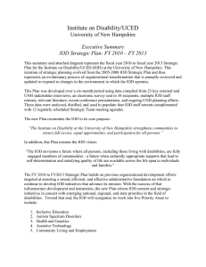 Institute on Disability/UCED University of New Hampshire  Executive Summary