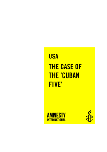 THE CASE OF THE ‘CUBAN FIVE’ USA