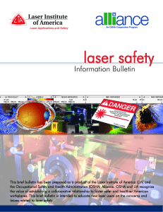 laser  safety Information Bulletin