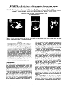 REAPER: A Reflexive  Architecture  for  Perceptive  Agents