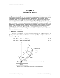 Chapter 5 Differential Motion 1