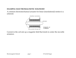 EXAMPLE: ELECTROMAGNETIC SOLENOID solenoid.