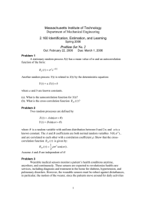 Massachusetts Institute of Technology Department of Mechanical Engineering